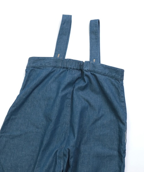 Yarmo] 10oz Denim High Rise Brace Trousers（サロペット