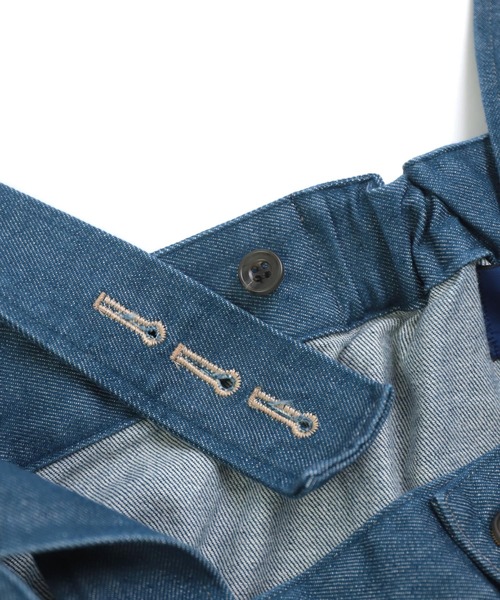 Yarmo（ヤーモ）の「[Yarmo] 10oz Denim High Rise Brace Trousers（サロペット/オーバーオール・レディース・ブラック/ブルー・M）」の10枚目の写真
