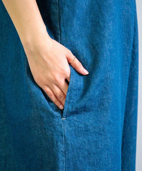 Yarmo] 10oz Denim High Rise Brace Trousers（サロペット