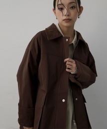 hellam | コーデュロイカラーツイルカバーオール(テーラードジャケット)