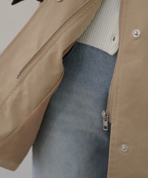 コーデュロイカラーツイルカバーオール（テーラードジャケット