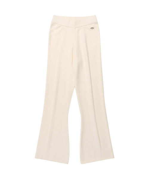 KNIT LEGGINGS PANTS IVORY