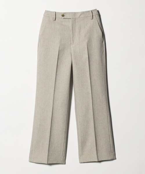 A DAY IN THE LIFE UNITED ARROWS（アデイインザライフユナイテッドアローズ）の「ツイードライク メランジ ワイドパンツ2 ‐ウォッシャブル‐ ＜A DAY IN THE LIFE＞（その他パンツ・レディース・ダークグレー/モカ/ナチュラル・38/40/36）」の3枚目の写真