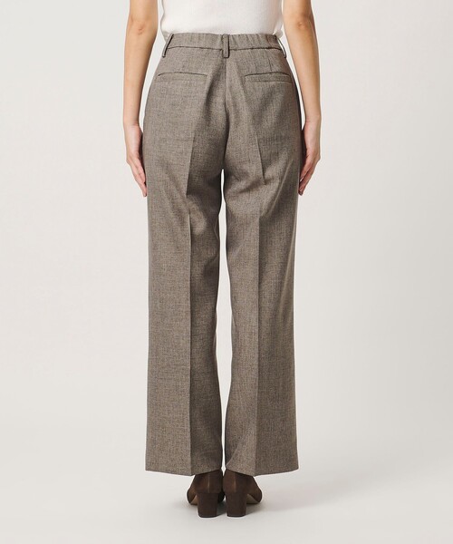 A DAY IN THE LIFE UNITED ARROWS（アデイインザライフユナイテッドアローズ）の「ツイードライク メランジ ワイドパンツ2 ‐ウォッシャブル‐ ＜A DAY IN THE LIFE＞（その他パンツ・レディース・ダークグレー/モカ/ナチュラル・38/40/36）」の21枚目の写真