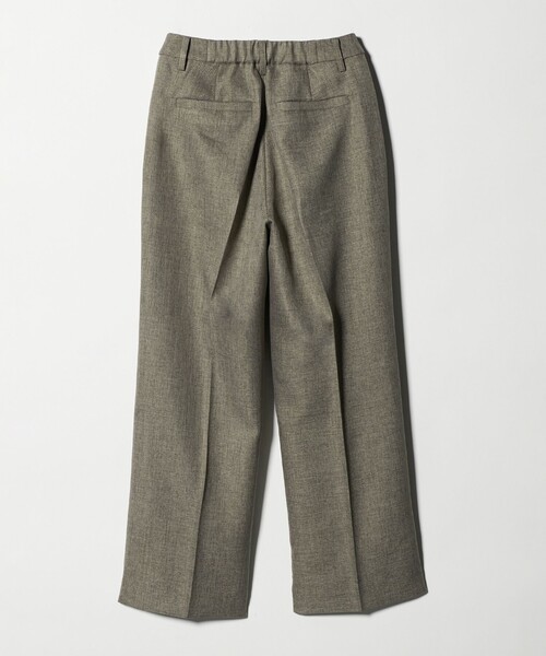 A DAY IN THE LIFE UNITED ARROWS（アデイインザライフユナイテッドアローズ）の「ツイードライク メランジ ワイドパンツ2 ‐ウォッシャブル‐ ＜A DAY IN THE LIFE＞（その他パンツ・レディース・ダークグレー/モカ/ナチュラル・38/40/36）」の10枚目の写真