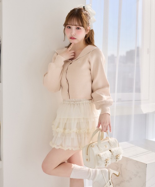 フリルティアードミニスカート（スカート）｜one after another NICE