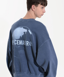 PIECEMAKER（ピースメーカー）の「PIGMENT EARTH SWEAT SHIRTS (NAVY)（スウェット）」