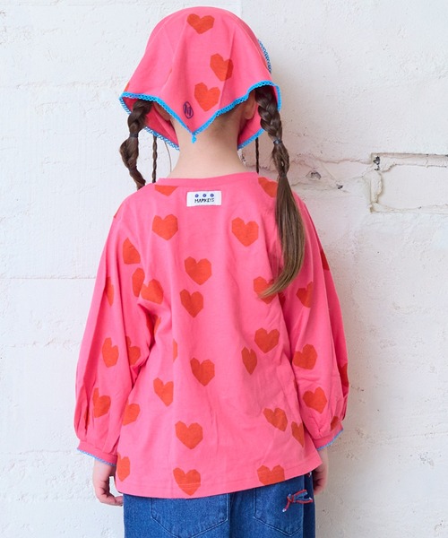 MARKEY'S（マーキーズ）の「サンカクスカーフSETカットソー（Tシャツ/カットソー・キッズ・ピンク系その他/ホワイト系その他/マルチ・110/100/90/80/130/120）」の10枚目の写真