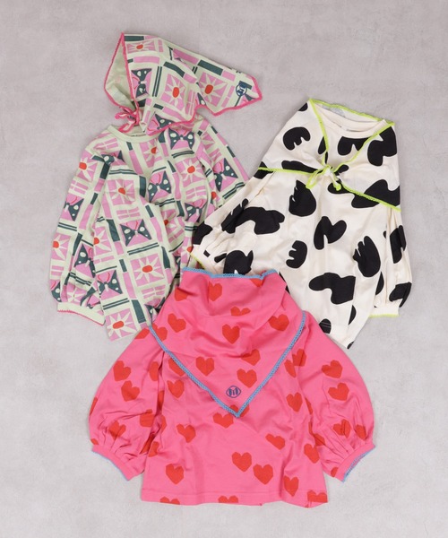 MARKEY'S（マーキーズ）の「サンカクスカーフSETカットソー（Tシャツ/カットソー・キッズ・ピンク系その他/ホワイト系その他/マルチ・110/100/90/80/130/120）」の19枚目の写真