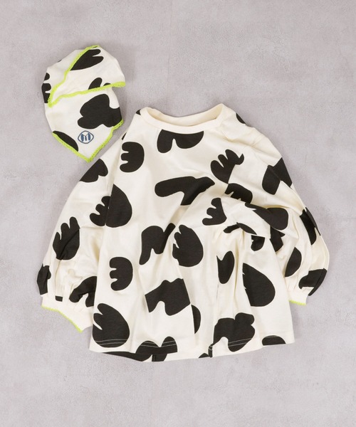 MARKEY'S（マーキーズ）の「サンカクスカーフSETカットソー（Tシャツ/カットソー・キッズ・ピンク系その他/ホワイト系その他/マルチ・110/100/90/80/130/120）」の20枚目の写真