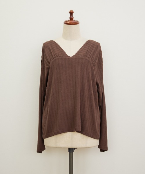 CLETTE(クレット)の「CLETTEオリジナル2WAYオフショルトップス(Tシャツ/カットソー・レディース・ブラック/アイボリー/ブラウン・4L/3L/LL)」の18枚目の写真