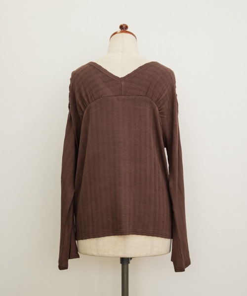 CLETTE(クレット)の「CLETTEオリジナル2WAYオフショルトップス(Tシャツ/カットソー・レディース・ブラック/アイボリー/ブラウン・4L/3L/LL)」の20枚目の写真