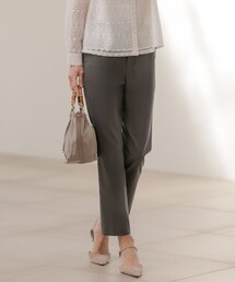 【WEB限定カラーあり・人気素材・セットアップ対応】セルロースリネンストレッチ テーパード パンツ