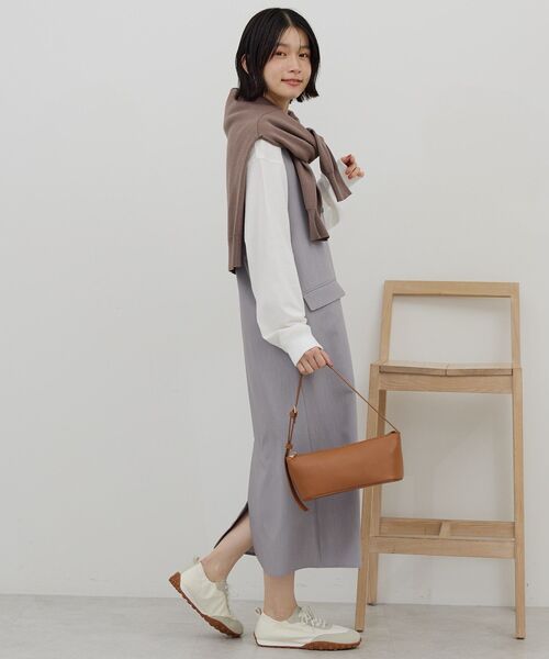 AMERICAN HOLIC（アメリカンホリック）の「【イージーケア】ジレワンピース（ワンピース・レディース・杢グレー/ブラック・L/M）」の17枚目の写真