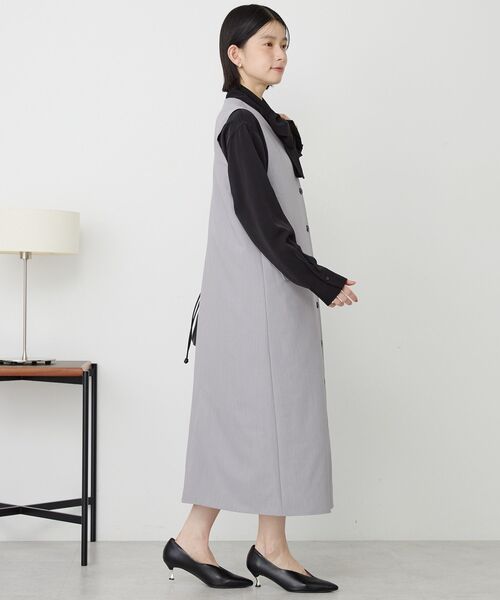 AMERICAN HOLIC（アメリカンホリック）の「【イージーケア】ジレワンピース（ワンピース・レディース・杢グレー/ブラック・L/M）」の22枚目の写真