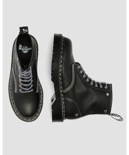 Dr. Martens（ドクターマーチン）の「Dr. Martens/ドクターマーチン 1460 BEX ホワイトダブルステッチ 8 ホール ブーツ 43414001（ブーツ・メンズ・ブラック・UK3/UK4/UK5/UK6/UK7/UK8/UK9/UK10/UK11）」の2枚目の写真