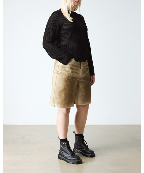 Dr. Martens（ドクターマーチン）の「Dr. Martens/ドクターマーチン 1460 BEX ホワイトダブルステッチ 8 ホール ブーツ 43414001（ブーツ・メンズ・ブラック・UK3/UK4/UK5/UK6/UK7/UK8/UK9/UK10/UK11）」の3枚目の写真