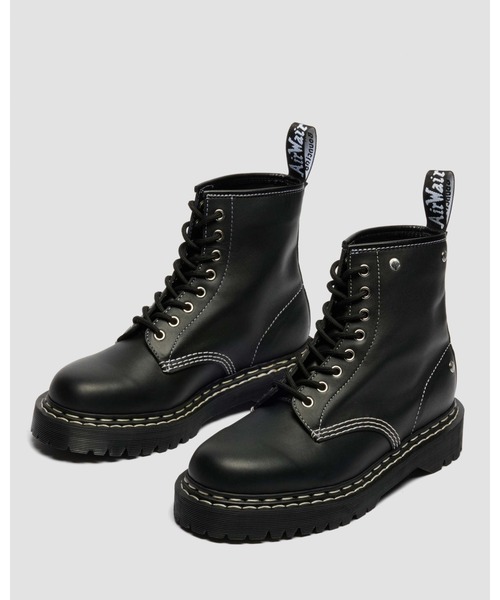Dr. Martens（ドクターマーチン）の「Dr. Martens/ドクターマーチン 1460 BEX ホワイトダブルステッチ 8 ホール ブーツ 43414001（ブーツ・メンズ・ブラック・UK3/UK4/UK5/UK6/UK7/UK8/UK9/UK10/UK11）」の4枚目の写真