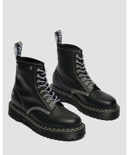 Dr. Martens（ドクターマーチン）の「Dr. Martens/ドクターマーチン 1460 BEX ホワイトダブルステッチ 8 ホール ブーツ 43414001（ブーツ・メンズ・ブラック・UK3/UK4/UK5/UK6/UK7/UK8/UK9/UK10/UK11）」の5枚目の写真