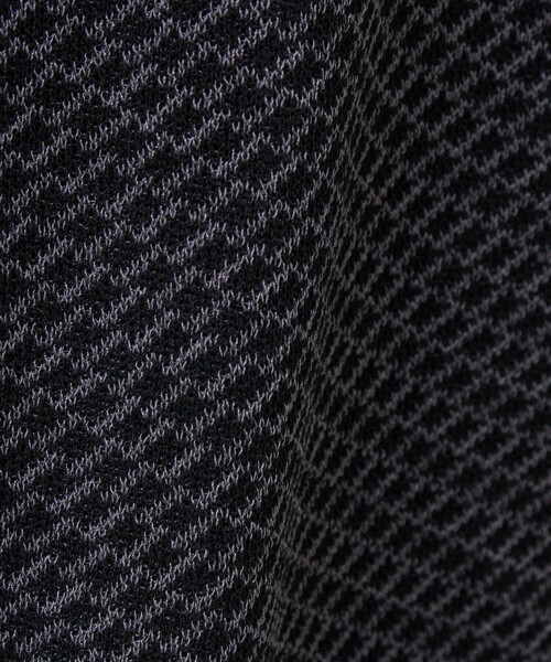 GLOSTER（グロスター）の「【シャリ感で軽やか】バーズアイVネック crunchyカーデ（カーディガン/ボレロ・メンズ・ブラック系その他/ブルー系その他/パープル系その他・S/M/L）」の17枚目の写真