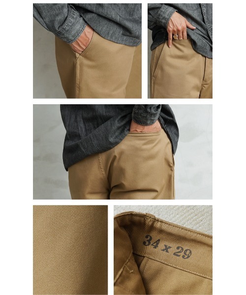 WAIPER.inc（ワイパーインク）の「WAIPER.inc 米軍 U.S.M.C. マリンコチノトラウザー【WP1134】（チノパンツ・メンズ・ベージュ系その他・M-Short/S-Short/XL-Short/M-Regular/L-Short/L-Regular/XL-Regular/XXL-Short/XXL-Regular）」の16枚目の写真