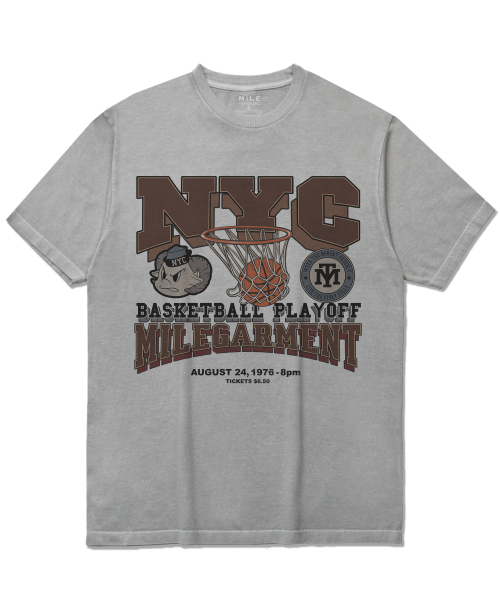 THE MILE（ザマイル）の「MILE NYC CREW [PIGMENT GRAY]（Tシャツ/カットソー・メンズ・その他・SMALL/MEDIUM/LARGE/X-LARGE/X-SMALL）」の2枚目の写真