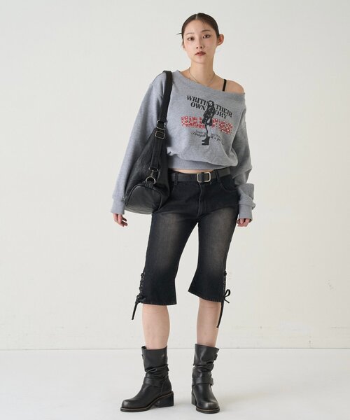 WHO'S WHO gallery（フーズフーギャラリー）の「2WAYドットスタッズリンプバッグ（ショルダーバッグ・レディース・ブラック/レッド・FREE）」の12枚目の写真