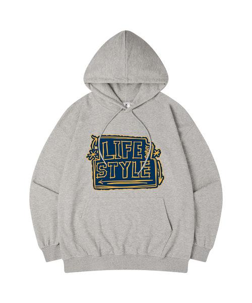 Дейри молшн оверайз с подкладкой из ворса — фуд-паркер свитшот