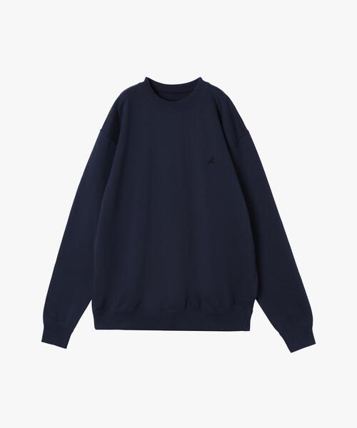 agnes b.(アニエスベー)の「メンズ ”b.”ロゴ コットン 長袖 スウェット ”Cuppo”(スウェット・メンズ・ブルー系その他・2/1/3)」の1枚目の写真