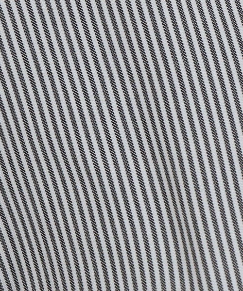 ASTORIA ODIER（アストリアオディール）の「ストライプ配色リボンペプラムブラウス（シャツ/ブラウス・レディース・ホワイト×ブラック/ホワイト×ブルー・MEDIUM）」の19枚目の写真