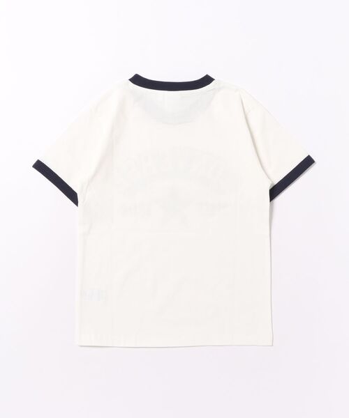 CONVERSE（コンバース）の「CONVERSE/コンバース　リンガー半袖Ｔシャツ（Tシャツ/カットソー・キッズ・オフホワイト/ブラック・150cm/140cm/130cm/160cm）」の3枚目の写真