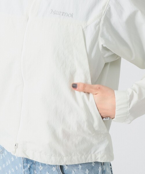 MARMOT（マーモット）の「【別注】Marmot / パッカブル ジャケット（ナイロンジャケット・レディース・オフホワイト/ブラック/ラベンダー・ONE SIZE）」の19枚目の写真