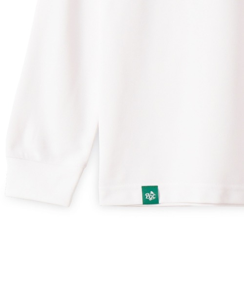 Pacific GOLF CLUB(パシフィックゴルフクラブ)の「CUP & SURFER LONG SLEEVE POLO(ポロシャツ・メンズ・ブラック/ホワイト・S/M/L/XL)」の5枚目の写真
