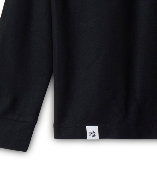 Pacific GOLF CLUB(パシフィックゴルフクラブ)の「CUP & SURFER LONG SLEEVE POLO(ポロシャツ・メンズ・ブラック/ホワイト・S/M/L/XL)」の10枚目の写真