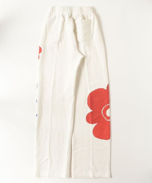 POLO RALPH LAUREN(ポロ ラルフ ローレン)の「フローラル ロゴ フリース ワイドレッグ スウェットパンツ(スウェットパンツ・レディース・ホワイト・XS/M/S)」の2枚目の写真