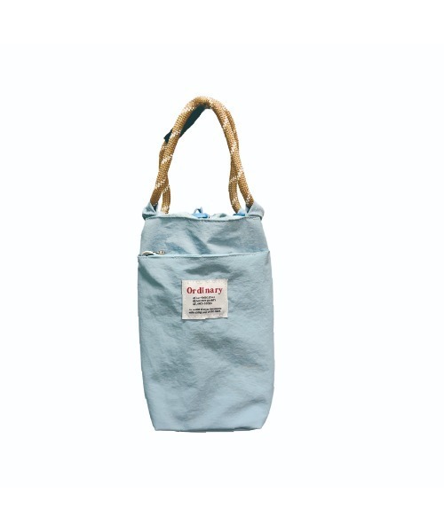 A BAG OF CHIPS(アバッグオブチップス)の「オーディナリーペットボトルホルダー(エコバッグ/サブバッグ・レディース・ピンク/ブラック/オリーブ/サックスブルー/パープル・FREE)」の1枚目の写真