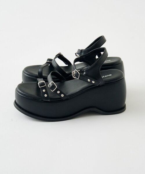 Kastane（カスタネ）の「【2026SSカタログ】スタッズサンダル（サンダル・レディース・ブラック/ブラウン・38/37/36）」の13枚目の写真