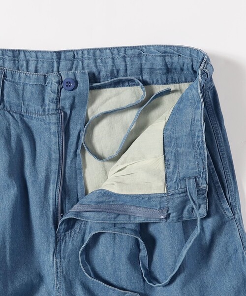 Demi-Luxe BEAMS(デミルクス ビームス)の「SEEALL / デニム イージーパンツ(デニムパンツ・レディース・ライトブルー・ONE SIZE)」の4枚目の写真