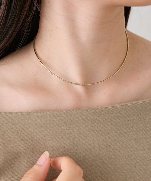 mystic（ミスティック）の「26SS shiny necklace（リング・レディース・シルバー/ゴールド・ONE SIZE）」の2枚目の写真