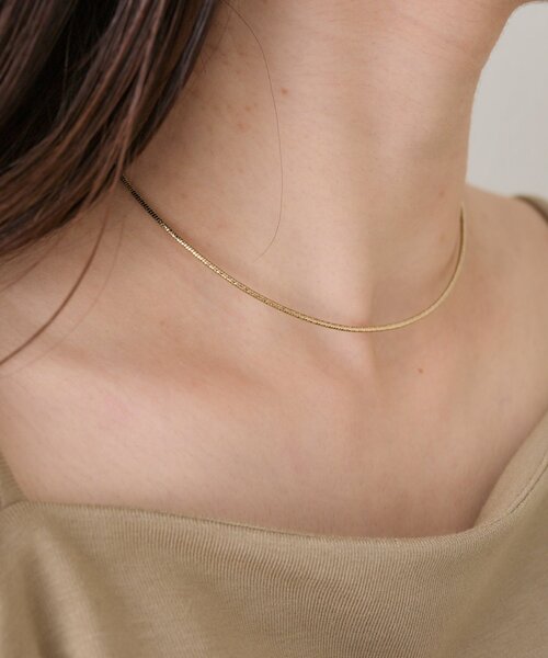 mystic（ミスティック）の「26SS shiny necklace（リング・レディース・シルバー/ゴールド・ONE SIZE）」の4枚目の写真