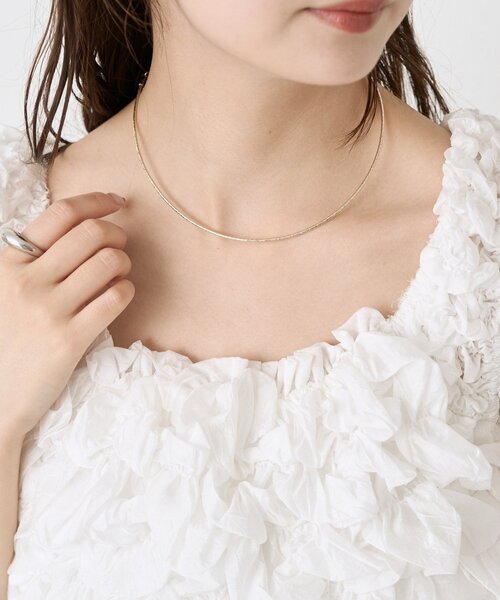 mystic(ミスティック)の「26SS shiny necklace(ネックレス・レディース・シルバー/ゴールド・ONE SIZE)」の7枚目の写真