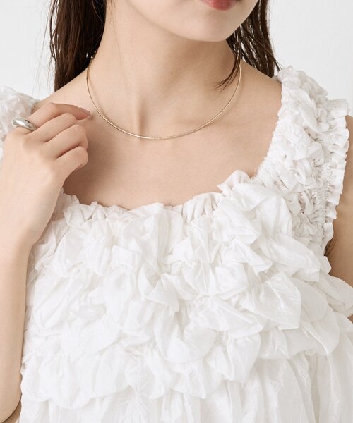 mystic(ミスティック)の「26SS shiny necklace(ネックレス・レディース・シルバー/ゴールド・ONE SIZE)」の10枚目の写真