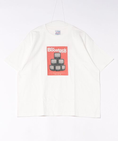 BOOSTOCK(ブーストック)の「ブーストック B/S TV Tシャツ(Tシャツ/カットソー・レディース・ホワイト/ブラック・XXXL)」の1枚目の写真