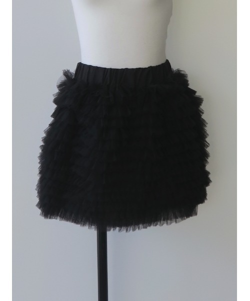 AMOMMA(アモマ)の「AUDREY TULLE SKORT(スカート・レディース・ブラウン/ブラック/アイボリー・FREE)」の16枚目の写真