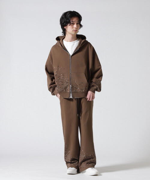 FR(13)NDS（フレンズ）の「FR(13)NDS /フレンズ/Stone Sweat Hoodie（パーカー・メンズ・グレー/ブラウン・M/L）」の7枚目の写真