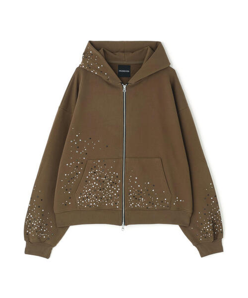 FR(13)NDS（フレンズ）の「FR(13)NDS /フレンズ/Stone Sweat Hoodie（パーカー・メンズ・グレー/ブラウン・M/L）」の6枚目の写真