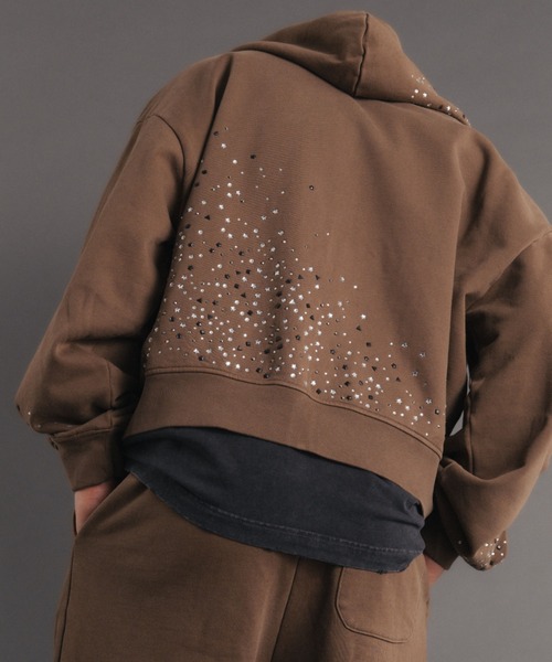 FR(13)NDS(フレンズ)の「FR(13)NDS /フレンズ/Stone Sweat Hoodie(パーカー・メンズ・グレー/ブラウン・M/L)」の17枚目の写真