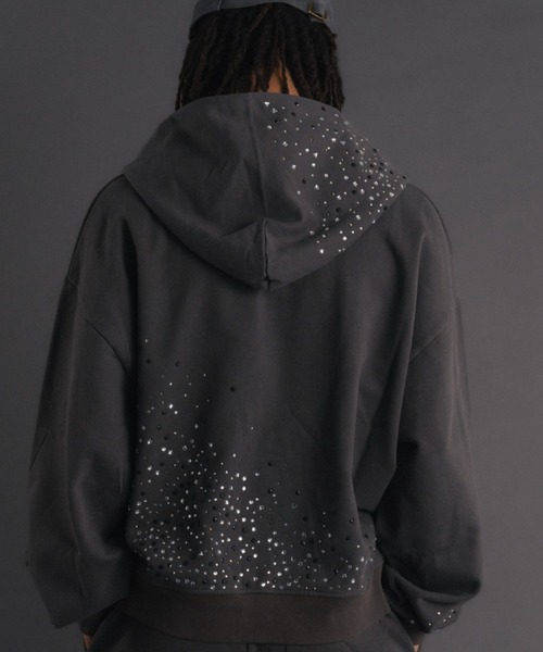FR(13)NDS(フレンズ)の「FR(13)NDS /フレンズ/Stone Sweat Hoodie(パーカー・メンズ・グレー/ブラウン・M/L)」の9枚目の写真