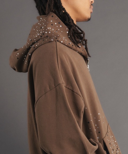 FR(13)NDS(フレンズ)の「FR(13)NDS /フレンズ/Stone Sweat Hoodie(パーカー・メンズ・グレー/ブラウン・M/L)」の14枚目の写真