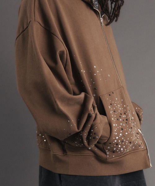 FR(13)NDS(フレンズ)の「FR(13)NDS /フレンズ/Stone Sweat Hoodie(パーカー・メンズ・グレー/ブラウン・M/L)」の15枚目の写真